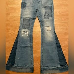 Free People Super Flare Jeans Size 28
